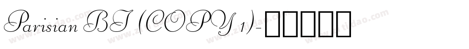 Parisian BT (COPY 1)字体转换